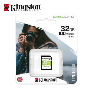 Kingston 32 Go SDHC Class 10 UHS-I V10 Flash Carte Memoire Memory Card SDS2/32GB