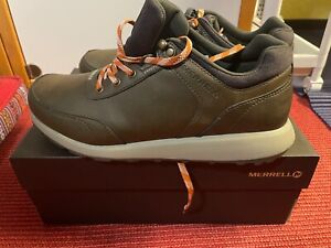 MERRELL CAPRON HIKING CASUAL SCHUH BRAUN OLIV GRÖSSE 44,5 NEUWARE