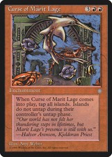 Curse of Marit Lage Ice Age NM Red Rare MAGIC THE GATHERING MTG CARD ABUGames