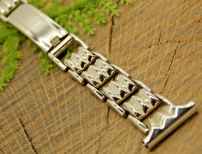 Correa de reloj de despliegue llena de oro Art Deco JB Champion EE. UU. NUEVA DE COLECCIÓN 16 mm Foto 1 de 4