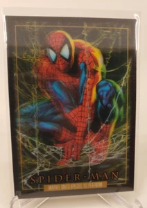 2024 Marvel Masterpieces '92 Platinum Lenticular Insert #87 SPIDER-MAN! - Picture 1 of 4