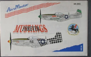 48-285: Mustangs For Ever: P-51D/K 45 FS, 15 FG/ 462 FS Asien 1945 Decals 1:48 - Bild 1 von 2