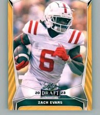 2023 Leaf Draft Gold Football Singles (Pick Your Cards)