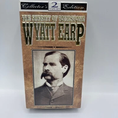 Wyatt Earp The Sheriff of Tombstone VHS Tape Box Set Collector's Edition Sealed - Image 1 of 4