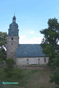 4x Ansichtskarte Dorfkirche Rockhausen (Thüringen) - Bild 1 von 2