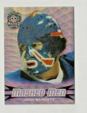 2017-18 JOHN GARRETT Leaf Masked Men Prizm Wave parallel #19  MINT  POPULAR