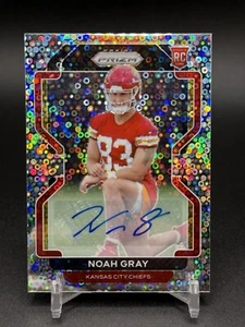 2021 Prizm Noah Gray Rookie Silver No Huddle/Disco Rookie Auto K.C. CHIEFS - Picture 1 of 2