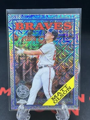 2023 Topps Series 1 Silver Pack Matt Olson #T88C-98 ATLANTA BRAVES - Image 1 of 2