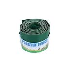Green Garden Lawn Edge Fence Plastic Material For Separating Flower Beds