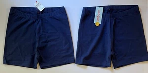 NWT Lot Cat & Jack Girls XL 14/16 Navy Blue Athletic Fitted Biker Shorts Uniform - Picture 1 of 5