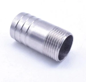 Stainless 26mm Hose Barb Tail 3/4" BSPT Male Straight Connector Fitting Vacuum - Picture 1 of 1