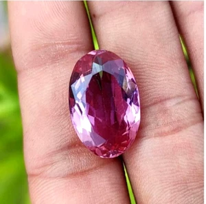 Natural 21.5 Ct+ Oval Color Change Alexandrite Flawless Certified Loose Gemstone - Picture 1 of 5