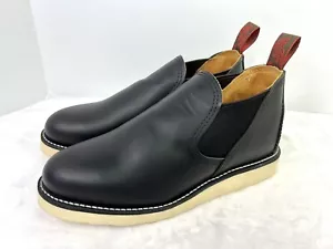 Red Wing 8142 Romeo Slip On Shoes Boots Black Mens Size 7.5 E USA Made New Rare - Picture 1 of 10