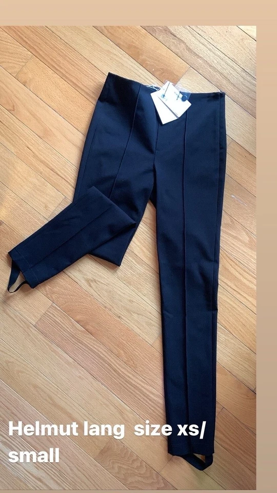 Pantalones de vestir Helmut Lang clásicos de jinete con estribos al tobillo talla Xs $335 Foto 1 de 1