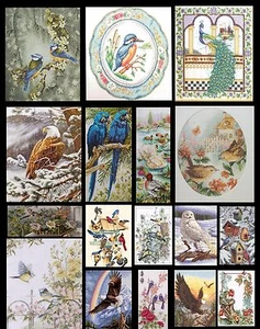 SUPER SAMMLUNG VON 250 KREUZSTICHMUSTERN VÖGEL CROSS STITCH BIRDS  - Bild 1 von 1