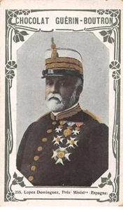 Cromos -COR11624 - Chocolate Guérin Boutron - Lopez Dominguez - 6x10cm - Imagen 1 de 2