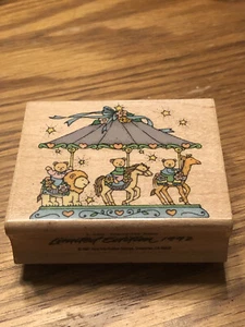 Merry-go-bears stamp 92’ L433 2”x 2” - Picture 1 of 2