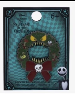 Loungefly Disney Pin Nightmare Before Christmas Wreath Movement Box Lunch Rare - Bild 1 von 5