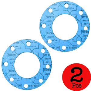 Lote de 2 piezas. Junta de brida de fibra sin asbesto tamaño 4 pulgadas #150 patrón de pernos - Imagen 1 de 2