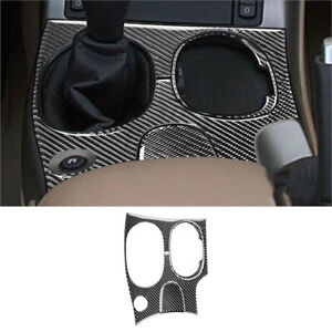 Carbon Fiber Gear Shift Panel Cover Trim For Chevrolet Corvette C6 2005-07 3Pcs