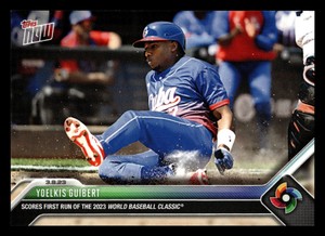 2023 Topps Now World Baseball Classic #WBC-1 Yoelkis Guibert Cuba In Hand