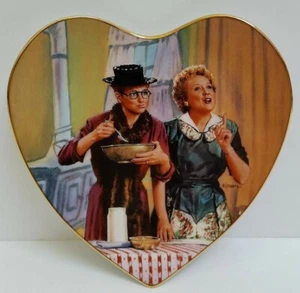 Lucille Ball I LOVE LUCY & Ethel MILLION DOLLAR IDEA Herz Teller Salatdressing - Bild 1 von 1