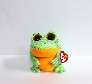 Peluche Ty The Beanie Boo's Collection Speckles The Green Frog 6" nuevo con etiquetas - Imagen 1 de 3