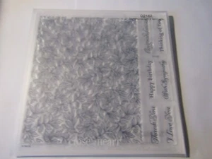 Close To My Heart My Acrylixs Acrylic Leafy Backgrounds set D2162 Free Shipping - Picture 1 of 2
