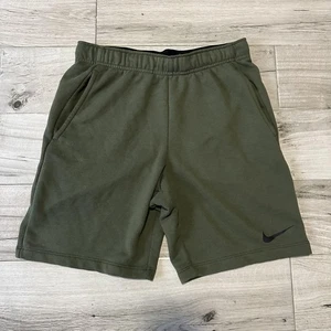Pantalones Cortos Nike Dri-FIT Polar Para Hombre Pequeños Verdes CJ4332-325 Gimnasio Entrenamiento Bolsillos - Imagen 1 de 9