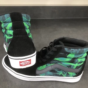 Vans Sk8-Hi After Dark ComfyCush schwarz grün Wildleder Turnschuhe, Herren Größe 9,5 - Bild 1 von 17