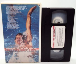 GETTIN' BETTER CHAMPIONSHIP SWIMMING WITH JOHN NABER VHS 1983 Training Video OOP - Picture 1 of 6