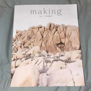 Making Magazine No 7 Desert Knitting Crafts Sewing Embroidery Recipe Art - Picture 1 of 5