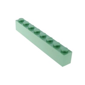 1xLego Construction Stone 1x8 Sand Green Basic Star Wars 3450 10185 7419 8097