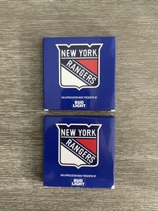 (2) Sottobicchiere birra/soda 2023 NY Rangers MSG SGA - Foto 1 di 4