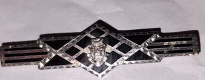 Vintage Sterling Sigma Alpha Iota Sorority Pin Art Deco Era Old HTF - Picture 1 of 5