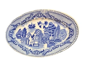 PLATTER Child BLUE WILLOW Japan Toy DISCONTINUED Toys REPLACEMENT Rare Find - Picture 1 of 4