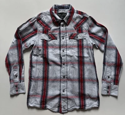 Camisa mediana Cody James para niños calce regular manga larga con botones a presión Foto 1 de 4