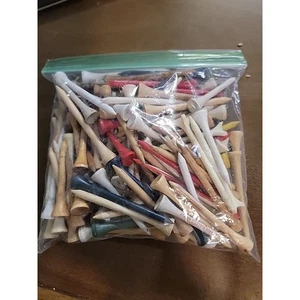 Vintage Lot of 100+ Used Assorted Golf Tees - Variety Pack Golf Enthusias B74 - Picture 1 of 1