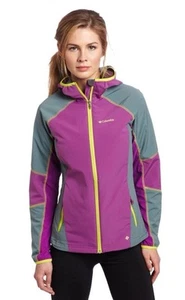 Columbia Omni Shield Jacket Womens Medium Purple Windbreaker Coat Ladies - Picture 1 of 7