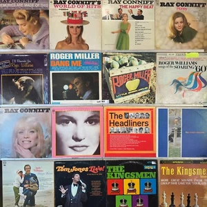 16 LPs Easy Listening Pop Lot VG-EX Ray Conniff Roger Miller Peggy Lee Kingsmen - Picture 1 of 6