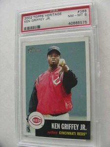 Ken Griffey Jr 2002 Topps Heritage #386 PSA NR-MINT 8 Seattle Mariners - Bild 1 von 3