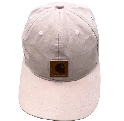 Gorra Carhartt Rosa Correa Trasera Lona Ropa de Trabajo Parche Damas Mujeres Foto 1 de 4