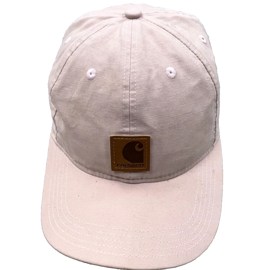Gorra Carhartt Rosa Correa Trasera Lona Ropa de Trabajo Parche Damas Mujeres Foto 1 de 4