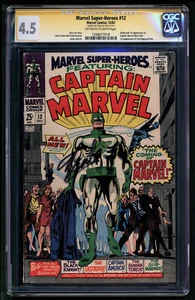 MARVEL SUPER-HEROES #12 CGC 4.5 SS STAN LEE ORIGIN AND 1ST APP #1206677018 - Picture 1 of 1