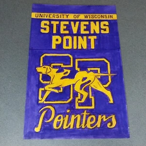 University Of WI Wisconsin Stevens Point Pointers 4x6 Sammelalbum Shadowbox Kunst - Bild 1 von 1