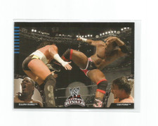 CM PUNK VS. ELIJAH BURKE 2008 TOPPS WWE ULTIMATE RIVALS INSERT CARD #13