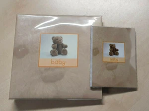 2x Fotoalbum für 200 und 24 Fotos in 10x15 cm Einsteck Fotoalbum für Baby, neu, - Bild 1 von 11