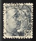 Spanien Briefmarken General Franco 50 cts. Zähnung: 9½ x 10¼