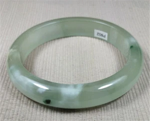 62MM Bracciale Bracciale Giada Verde Ghiaccio Naturale Giadeite Bracciale Bracciale Giada Birmania Giadeite - Foto 1 di 12