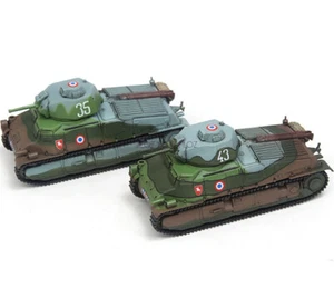 1/72 for S-MODEL France Somua S35 35+43 4th Cuirassier Regiment Camo 2PCS a set - Picture 1 of 5